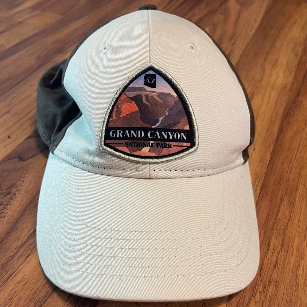 Outdoor Cap Grand Canyon National Park Hat Mens OSFM Two Tone Green Cream AZ